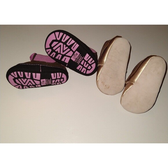 Baby Girl Shoe Bundle - Georgia Boots(0-6mo) & Target(0-3mo) - Picture 2 of 8
